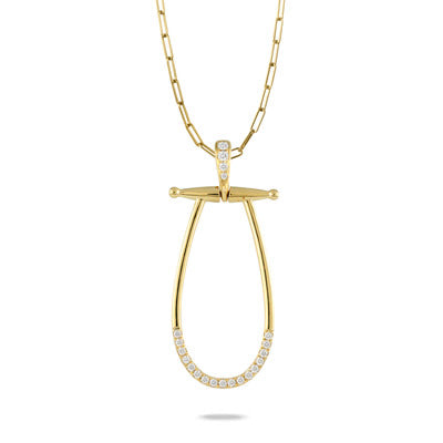 Equestrian Horse Bit Necklace