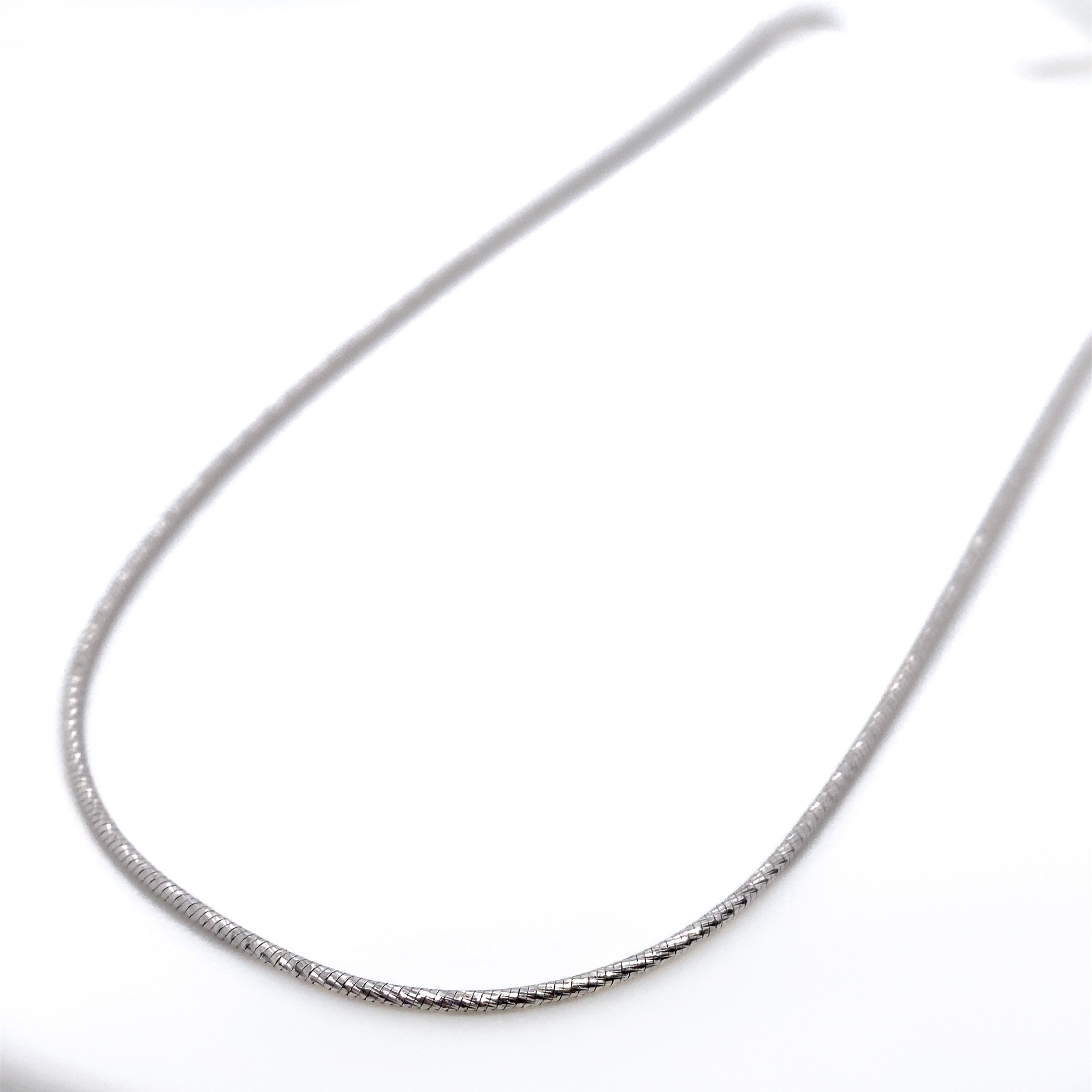 Silver Round Snake Chain