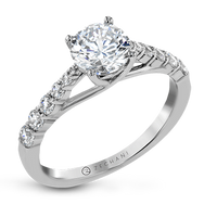 White Gold Diamond Engagement Ring