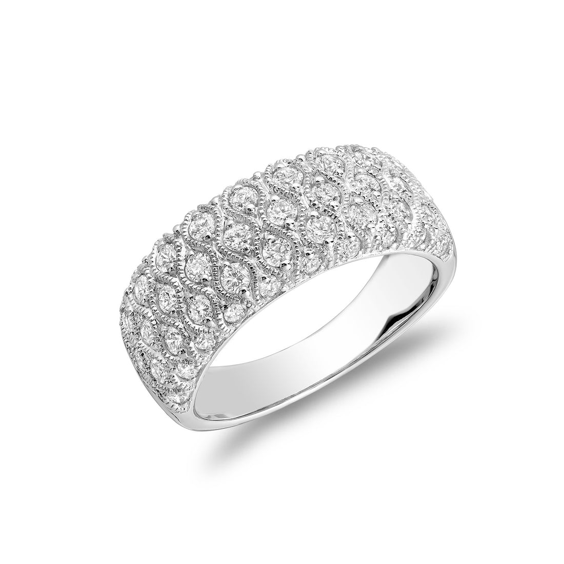 Small Dinner Rings 14K Gold Diamond Dinner Ring – Appelt's Diamonds