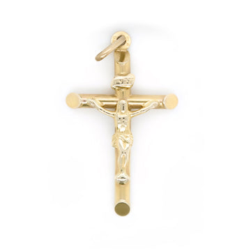 10k Yellow Gold Crucifix Pendant