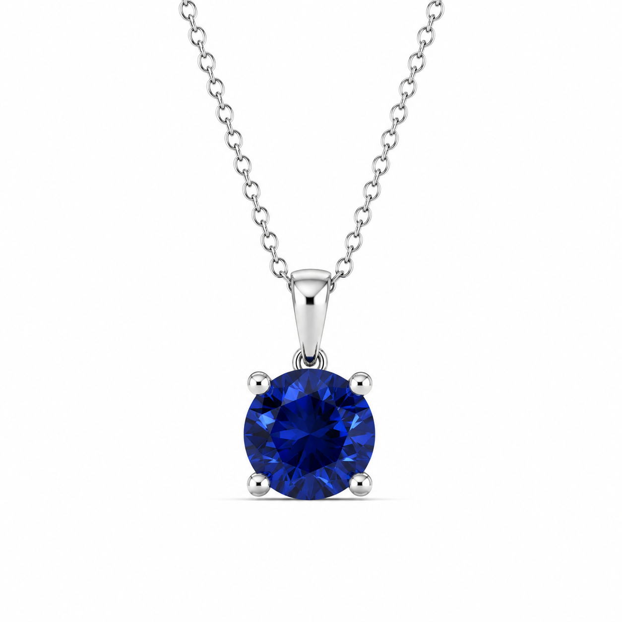 Cushion Cut Birthstone Necklace