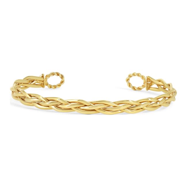 Braided and Twisted Bangle