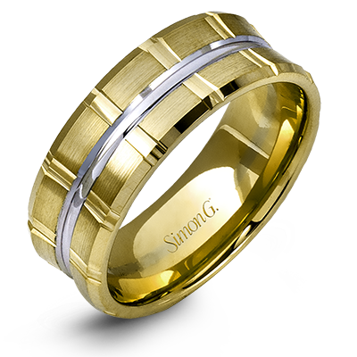 Simon G Cable Wedding Band