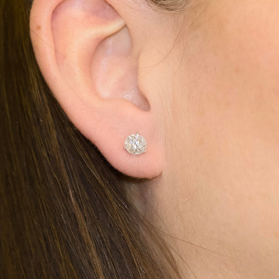 14K Lab Grown Diamond Studs