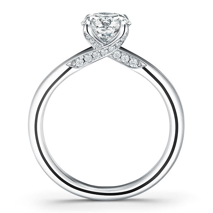 Hearts On Fire Vela Solitaire With Diamond Gallery Engagement Ring