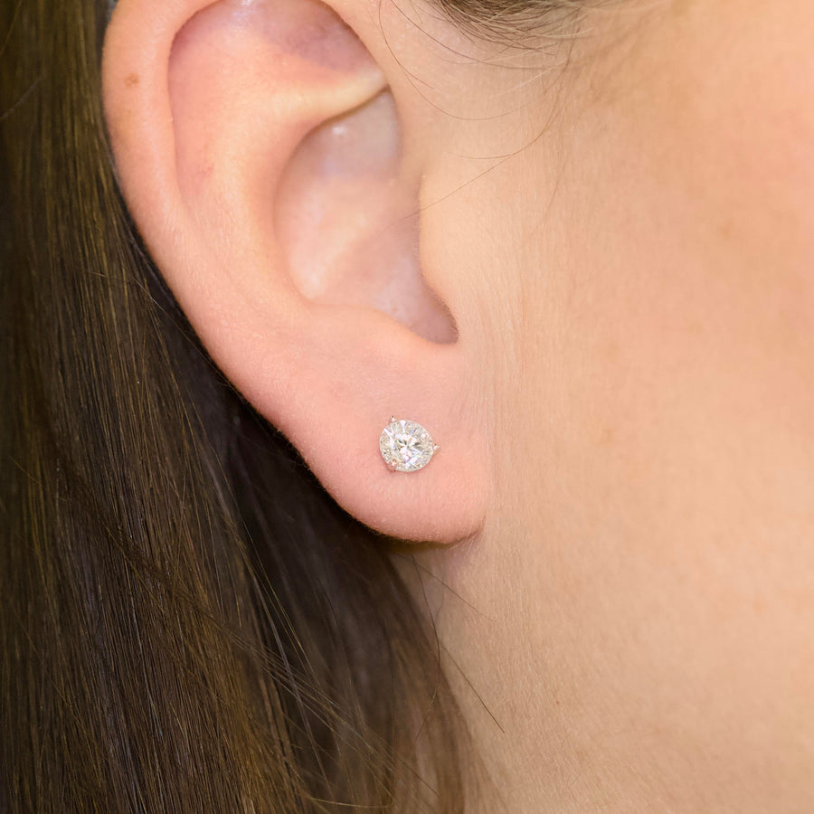 14K Lab Grown Diamond Studs