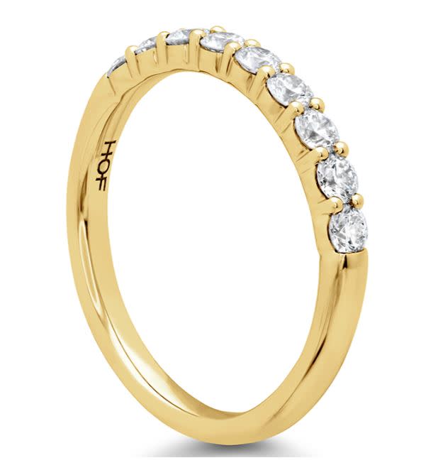 18K Yellow Gold Signature Diamond Band