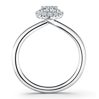 Hearts On Fire Vela Diamond Halo Engagement Ring