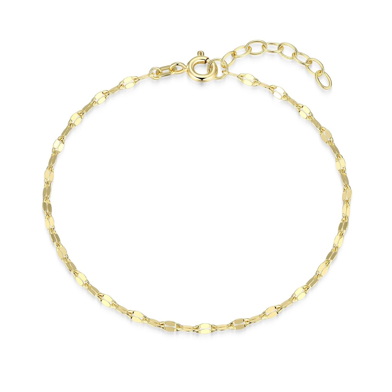 Flat Oval Bracelet