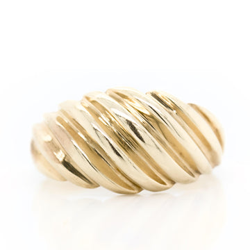 10k Yellow Gold Croissant Ring