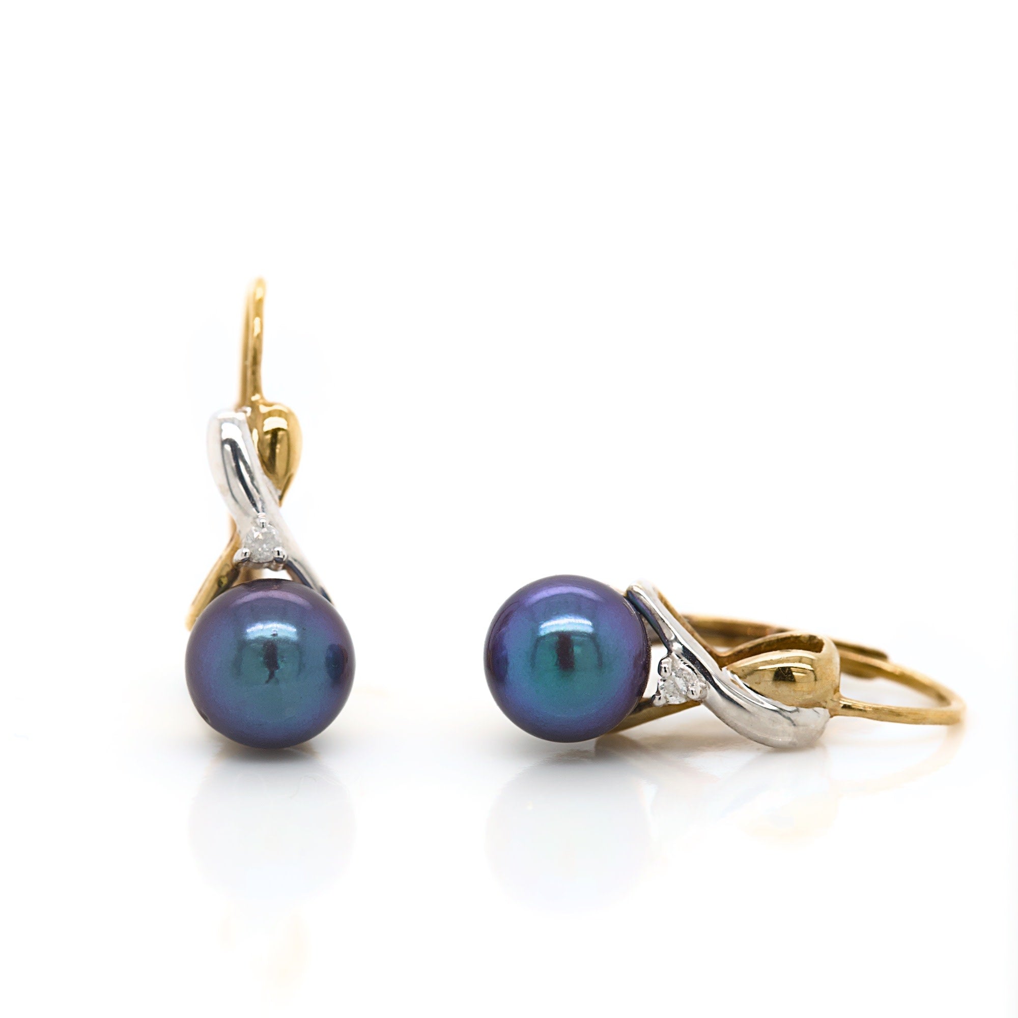 Tahitian Pearl Drop Earrings