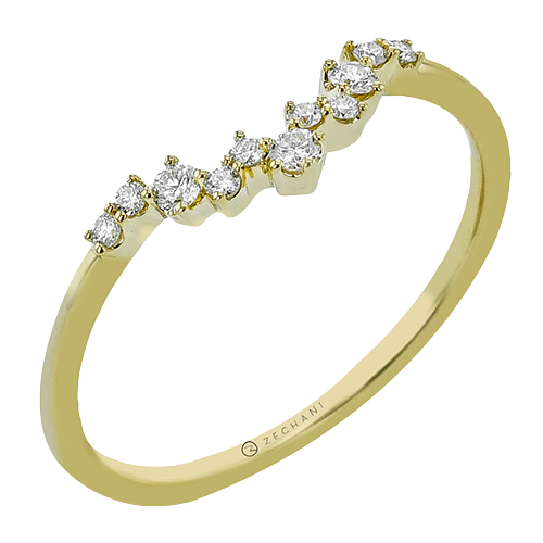 Diamond Chevron Ring