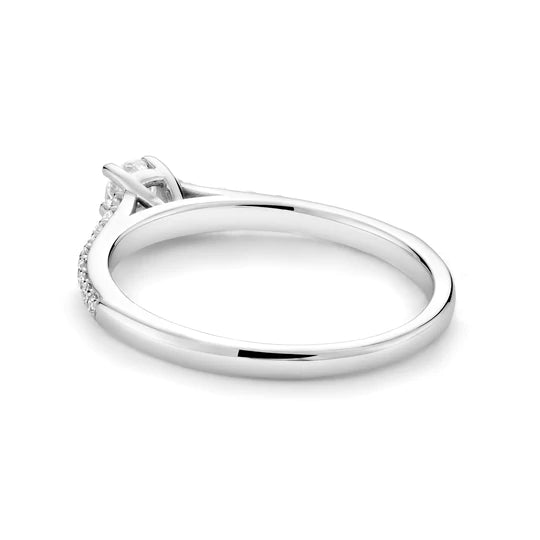 14k Gold 0.14 Round Diamond Engagement Ring