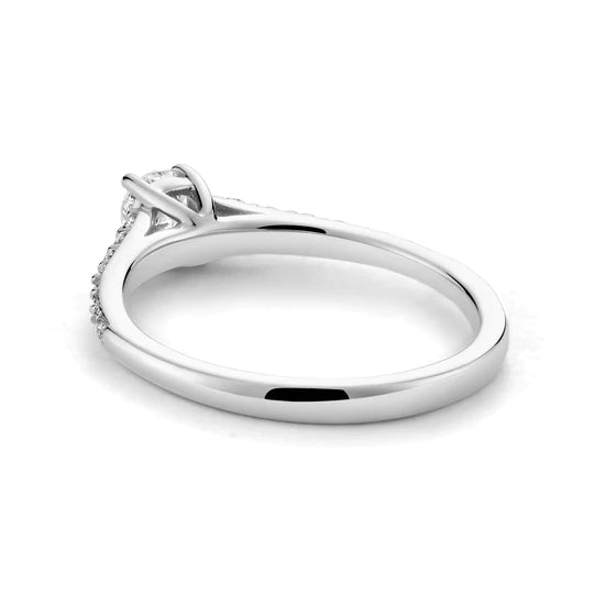 14k Gold 0.23 Round Diamond Engagement Ring