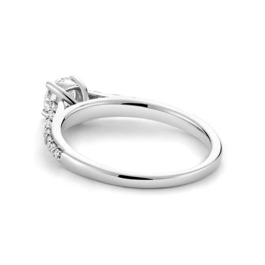 14k White Gold 0.45 Diamond Engagement Ring