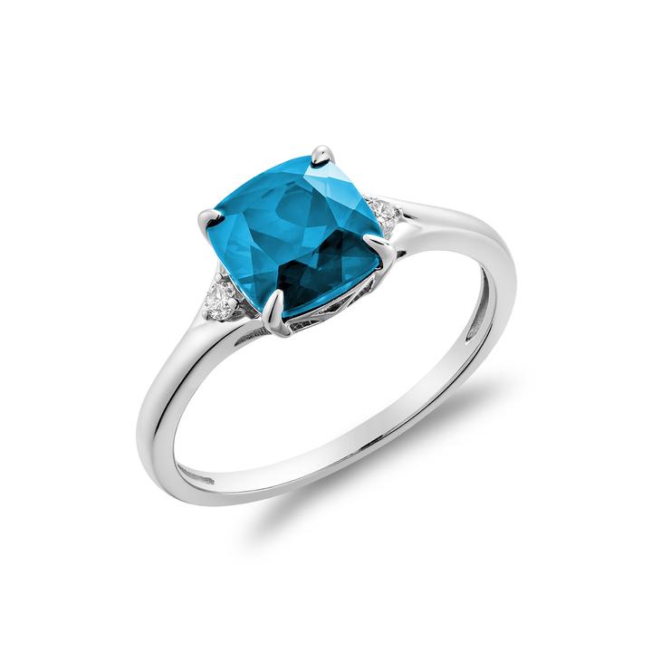 Diamond & Birthstone Fashion Ring