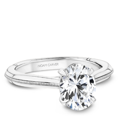 ATELIER WHITE GOLD OVAL ENGAGEMENT RING - Appelts Diamonds