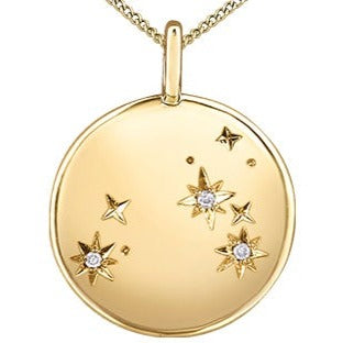 10K Yellow Gold Constellation Necklace