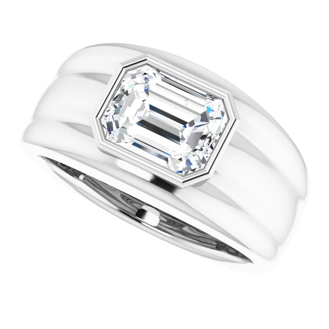 Emerald Cut Engagement Ring