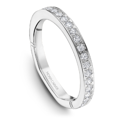 NOAM CARVER ATELIER 18K WHITE GOLD & DIAMOND LADIES BAND - Appelt's Diamonds
