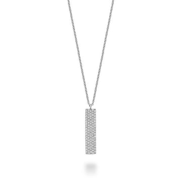 14k Gold Pave Diamond Necklace