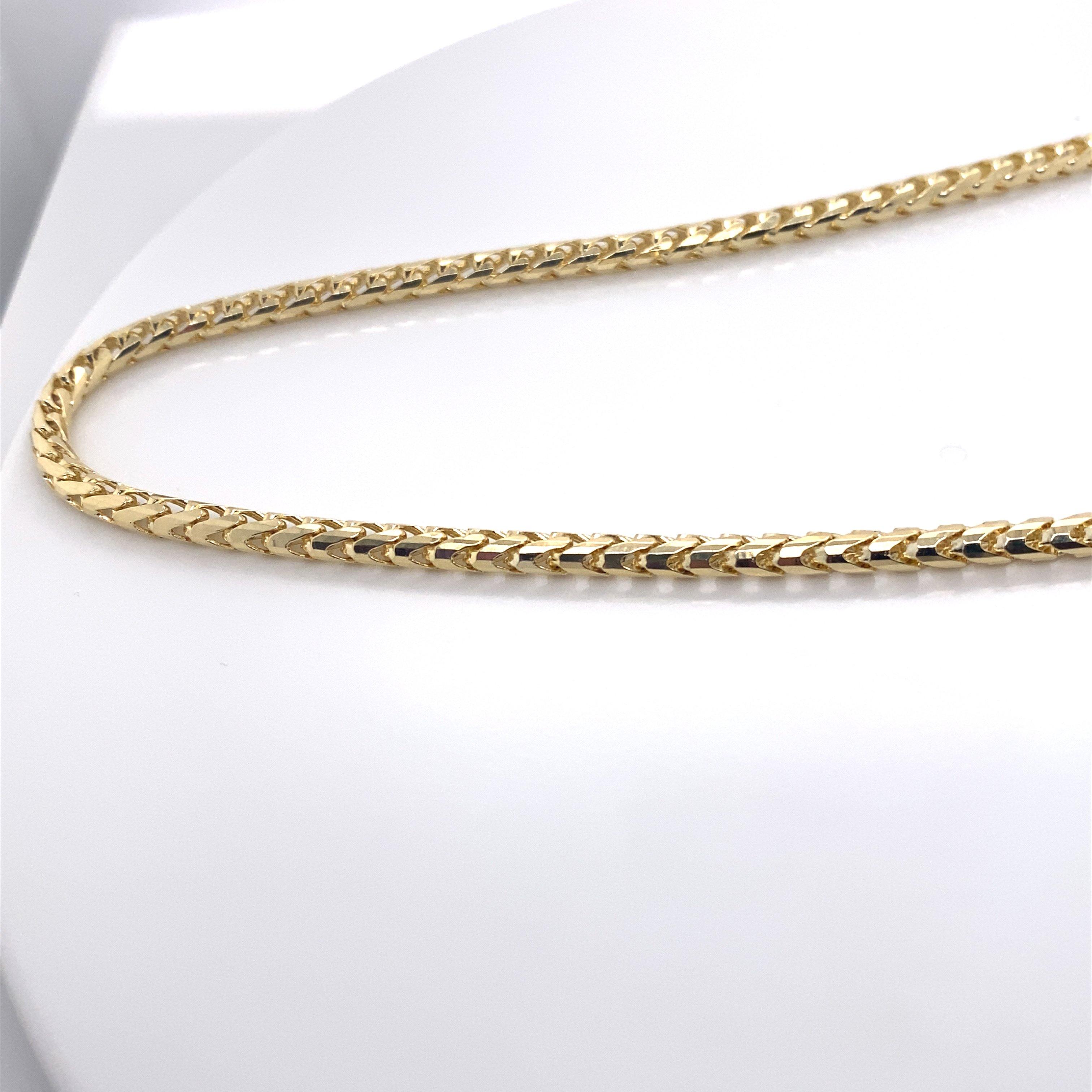 10K YELLOW GOLD FRANCO HEAVY CHAIN - Appelt's Diamonds