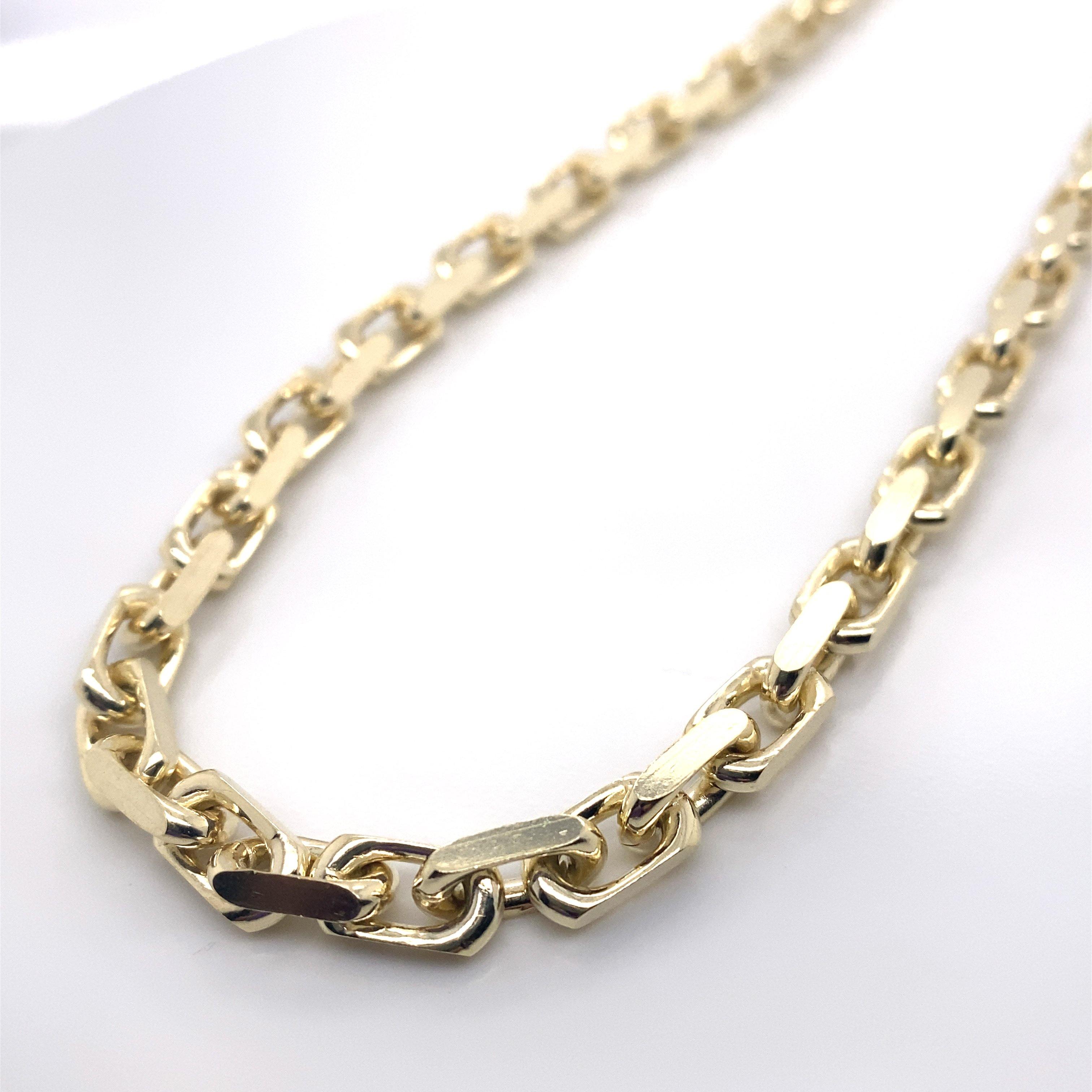 10K YELLOW GOLD HERMES LINK HEAVY CHAIN - Appelt's Diamonds