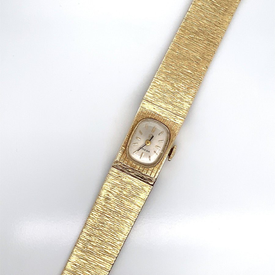 14K YELLOW GOLD LADIES 1970'S VINTAGE OMEGA WATCH - Appelt's Diamonds