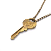 THE GIVING KEY ANTIQUE GOLD HOPE NECKLACE