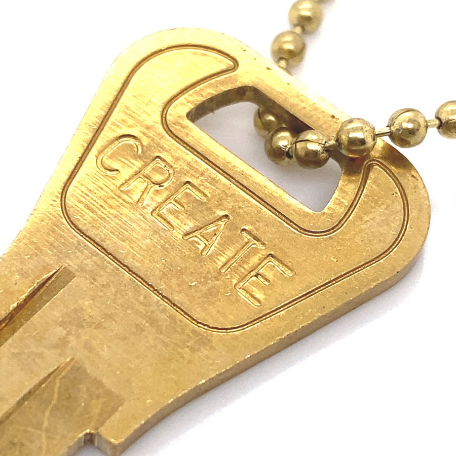 Giving Key Classic Gold Create Necklace