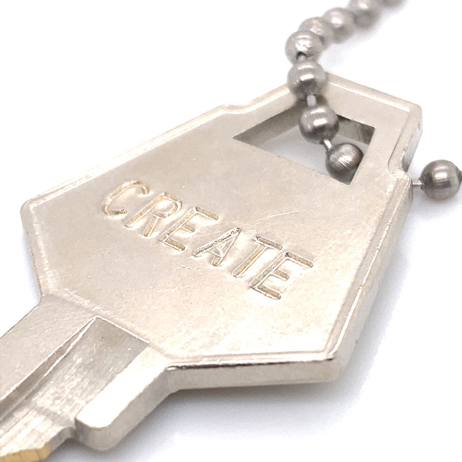 Giving Key Classic Silver Create Necklace