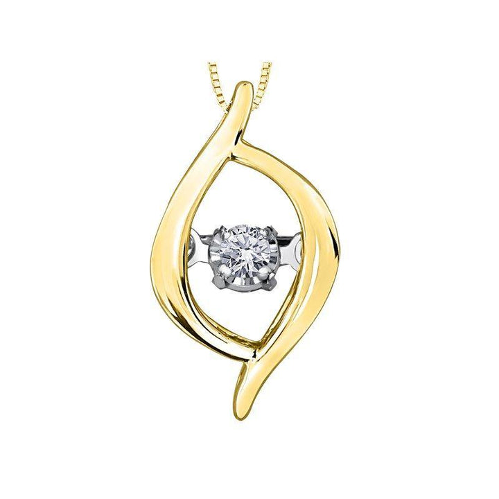 FOREVER JEWELLERY 10K YELLOW GOLD DIAMOND NECKLACE - Appelt's Diamonds