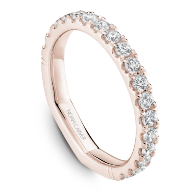 NOAM CARVER ATELIER 18K WHITE GOLD LADIES WEDDING BAND - Appelt's Diamonds