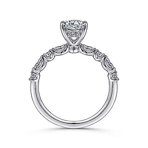 Gabriel & Co White Gold Diamond Engagement Ring