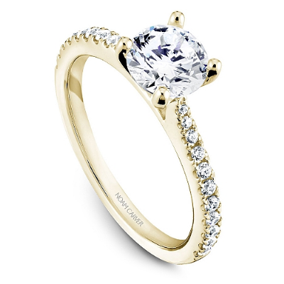 YELLOW GOLD DIAMOND ENGAGEMENT RING - Appelt's Diamonds