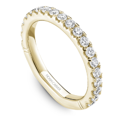 NOAM CARVER ATELIER 18K WHITE GOLD LADIES WEDDING BAND - Appelt's Diamonds
