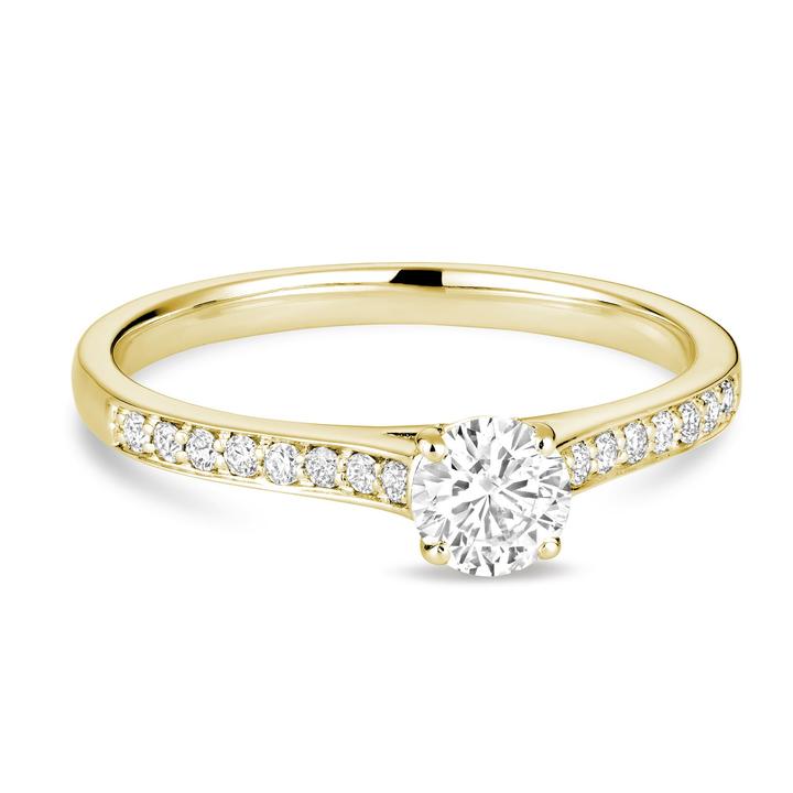 14k Gold Diamond Engagement Ring