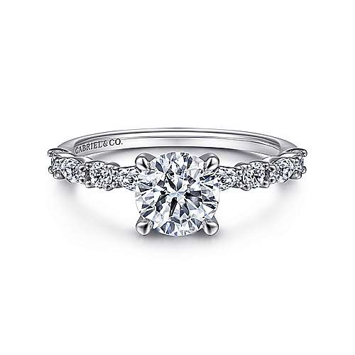 Gabriel & Co White Gold Diamond Engagement Ring