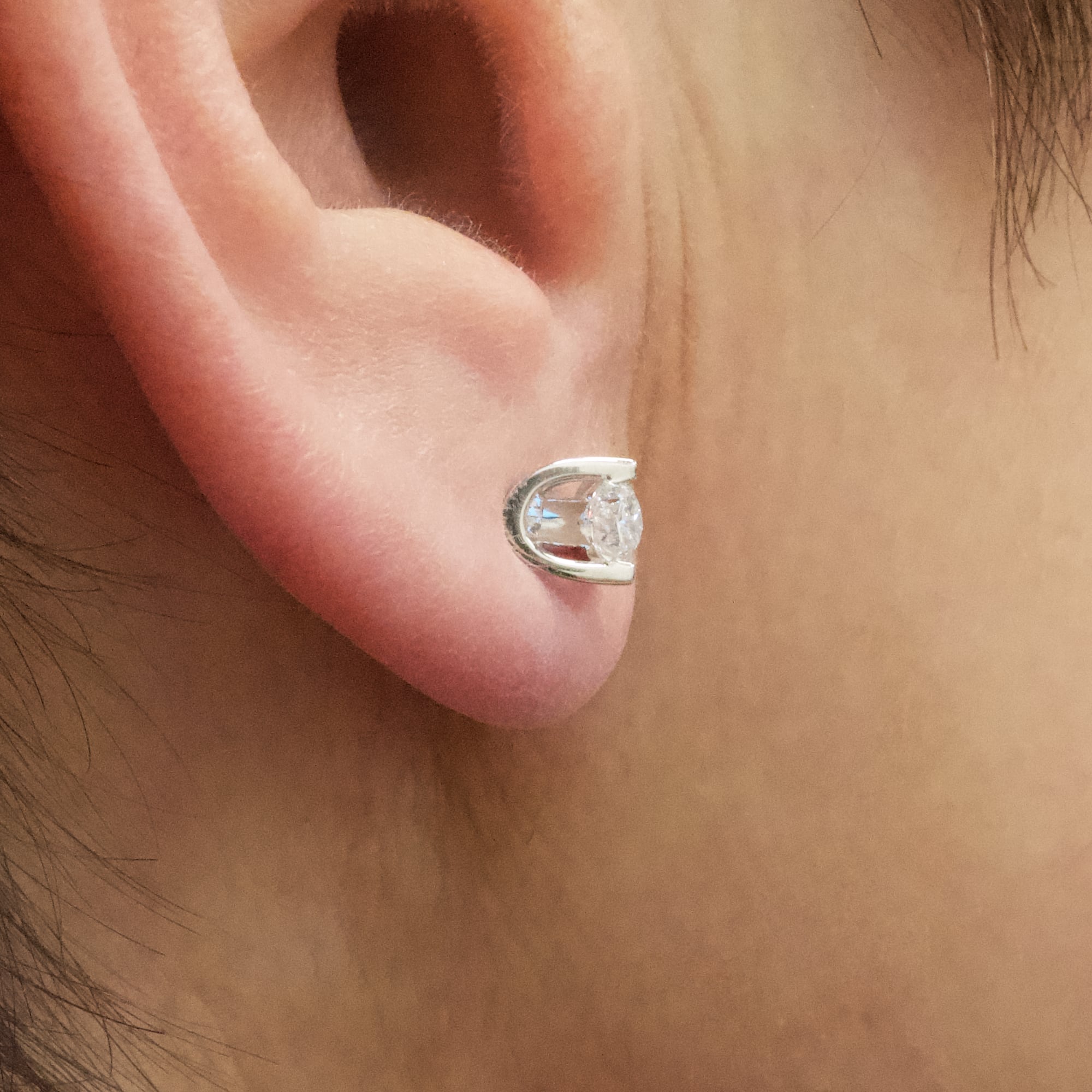 Diamond Stud Earrings