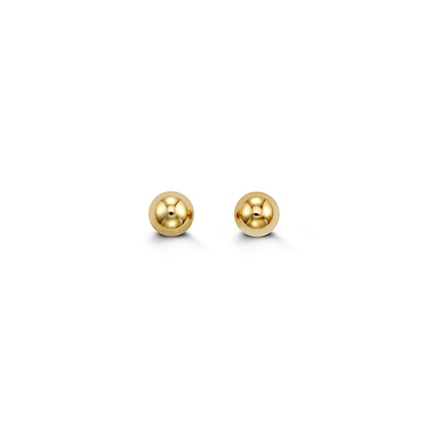 Bella 14k Gold Ball Stud Earring Collection