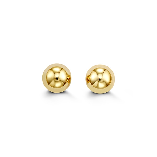 Bella 14k Gold Ball Stud Earring Collection