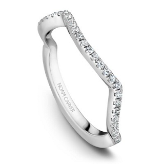 NOAM CARVER WEDDING BAND B004-03WM-100B - Appelt's Diamonds