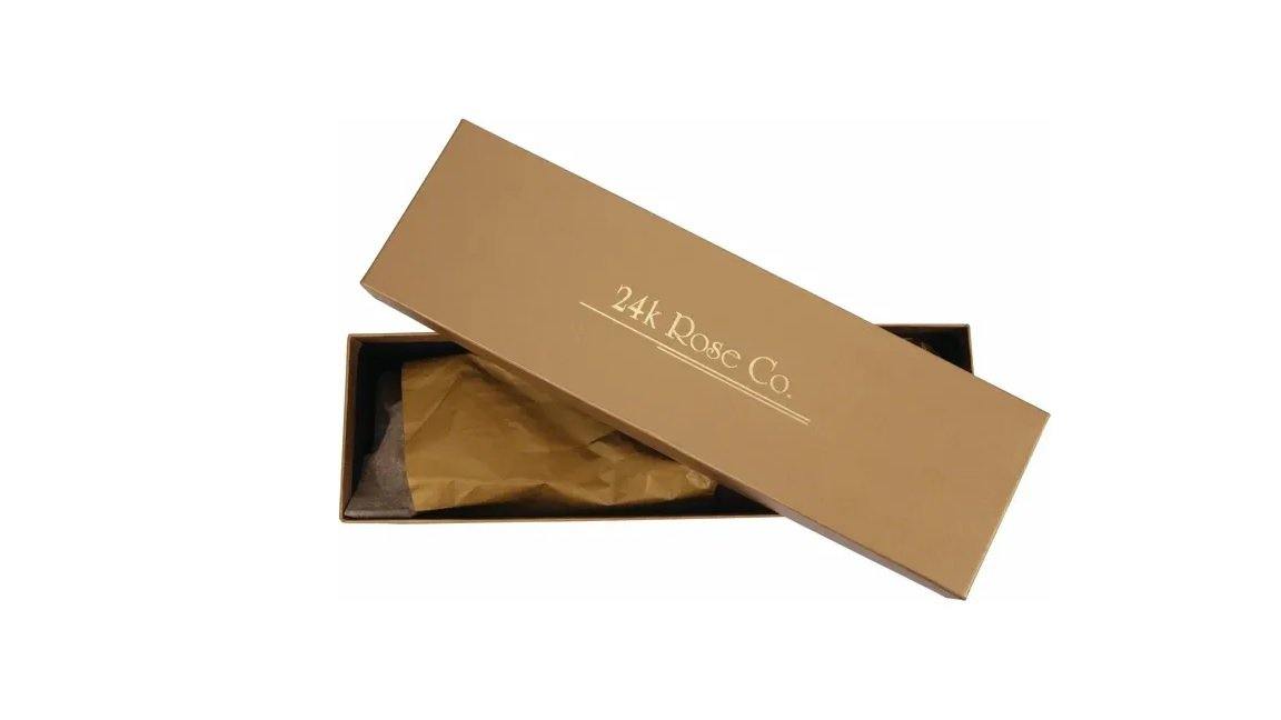 24K GOLD/PLATINUM TRIM REAL ROSE - Appelt's Diamonds