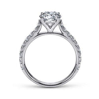 Gabriel & Co 18k White Gold Diamond Engagement Ring
