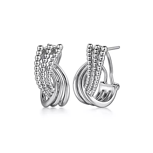 Sterling Silver Twisted Bujukan Earrings