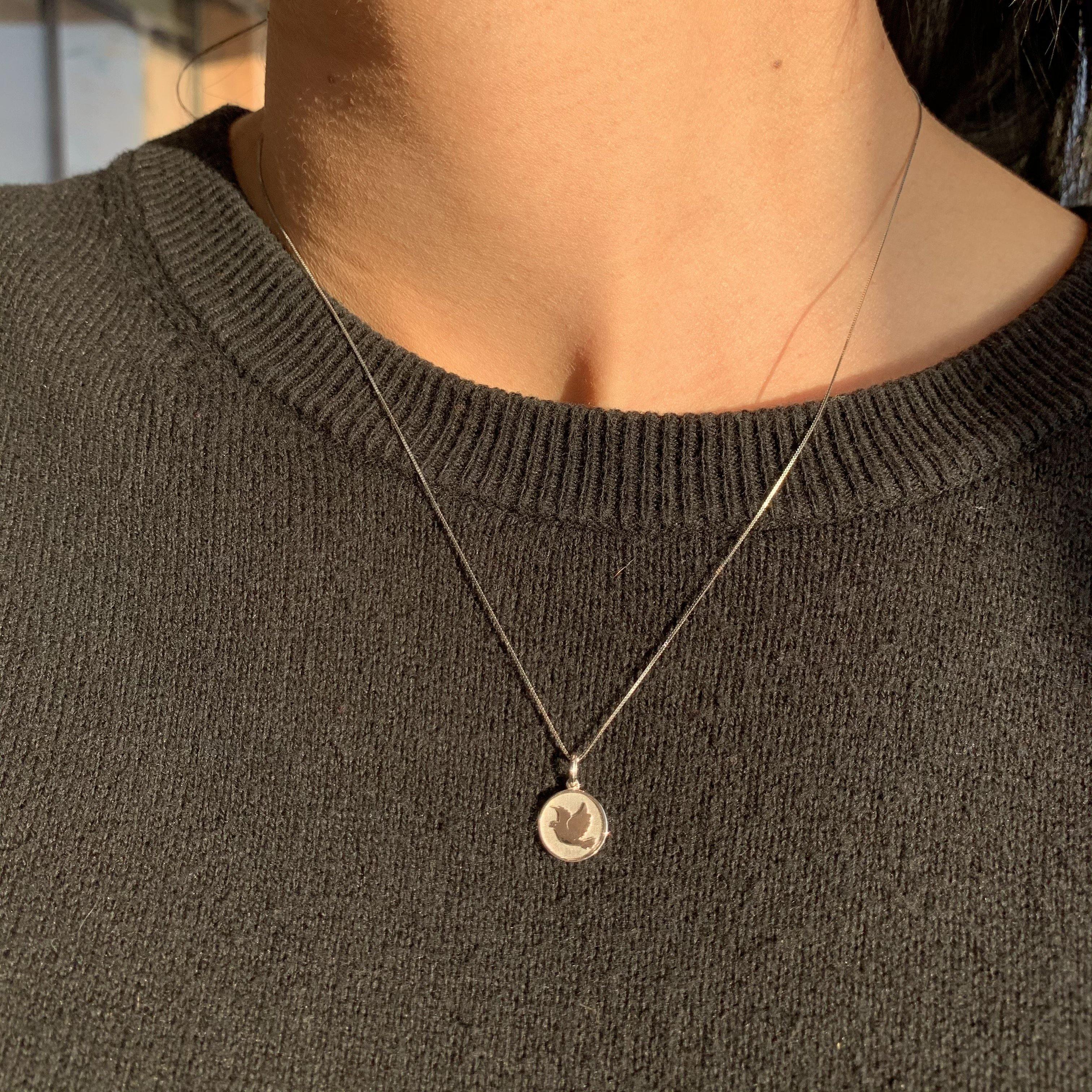 JOY SMITH FOUNDATION 10K WHITE NECKLACE-I AM FREE - Appelt's Diamonds