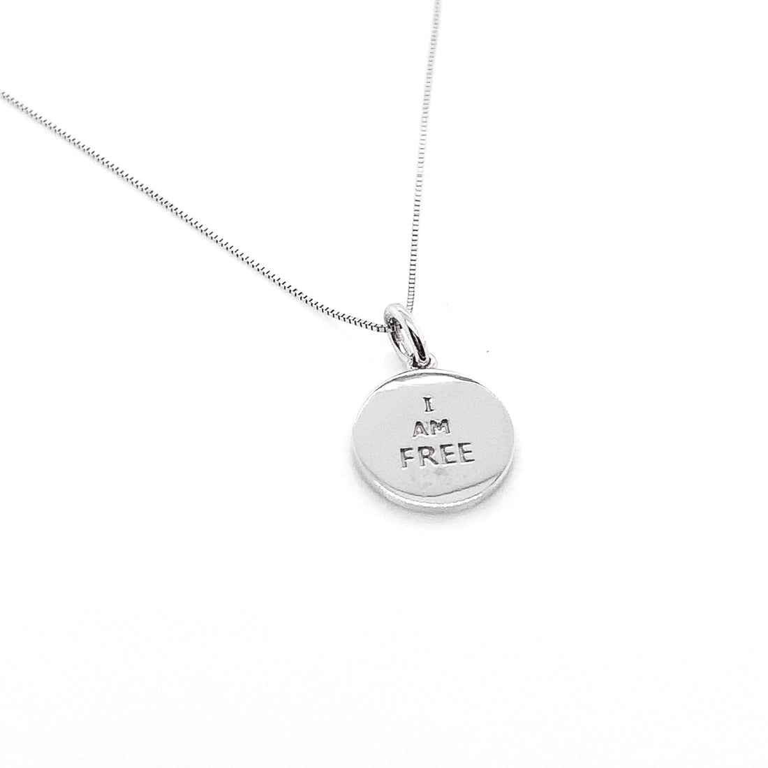 Joy Smith Foundation 10K White Necklace - I Am Free