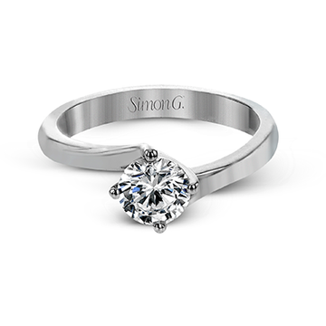 18k White & Rose Gold Engagement Ring