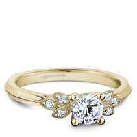 Noam Carver 14k Yellow Gold 0.33 Round Diamond Engagement Ring